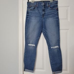 Gap| True Skinny Jeans|Women Denim|Distressed|Cut Out|Size 32 Tall|High …